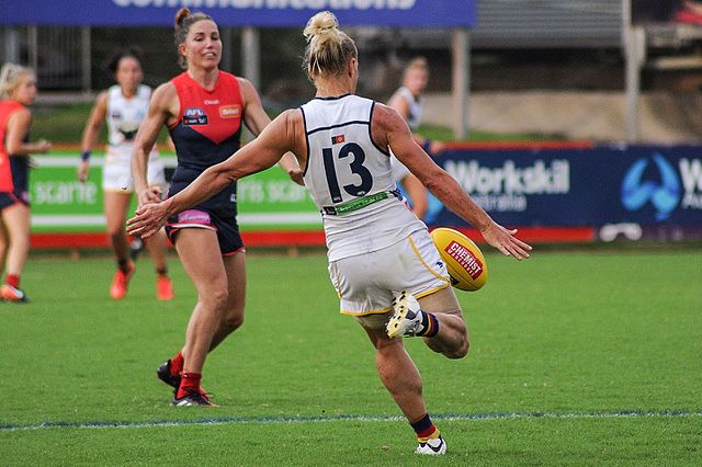 Erin Phillips' success in the new AFLW competition "has put WNBL on the map" for AFL recruiters says Sally Phillips. Photo: flickerd