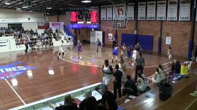 Abby Cubillo attacks a closeout to score. Veal describes the guard as a "natural facilitator"