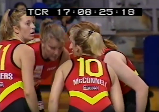 Chambers, pictured here with the Melbourne Tigers, played 261 WNBL games before moving into coaching.
